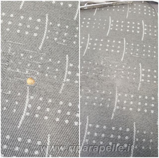 riparazione buco bruciatura tessuto
