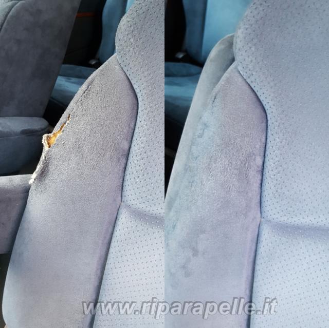 Riparazione strappo sedile auto