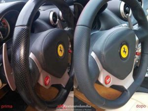 Restauro volante pelle Ferrari Restauro volante pelle Ferrari