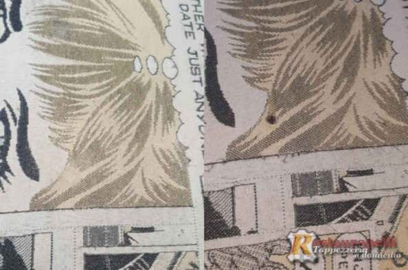 Riparazione bruciatura sedile auto Smart